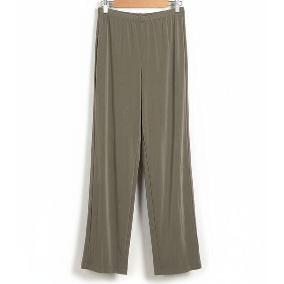 Chico's Women's M Travelers Wrinkle Resistant Minimalist Coastal Pull On Pants - Picture 1 of 10